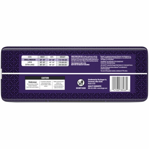 Kroger® Small/Medium Maximum Absorbency Women's Incontinence Underwear Perspective: right