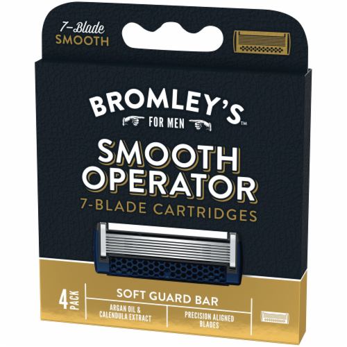 Bromley's™ for Men Smooth Operator 7-Blade Cartridges Perspective: right