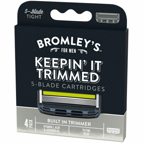 Bromley's™ For Men Keepin' It Trimmed 5-Blade Cartridges Perspective: right