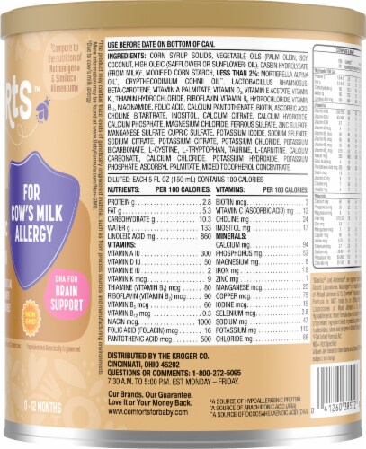Comforts™ Hypoallergenic Infant Formula Powder with Iron Perspective: right