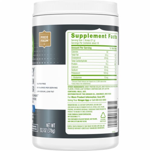 Simple Truth™ Vanilla Whey Protein Powder Perspective: right
