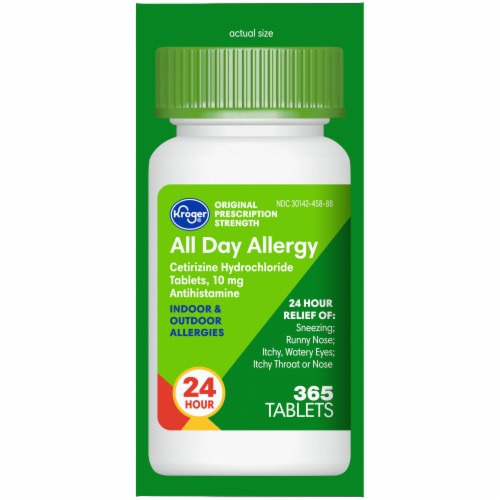 Kroger® All Day Indoor & Outdoor Allergy Tablets Perspective: right