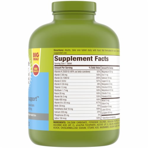 Kroger® Complete Senior Multivitamin/Multimineral Supplement Tablets Perspective: right