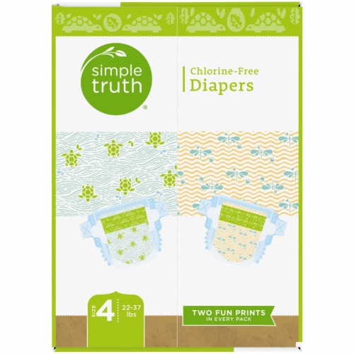 Simple Truth® Chlorine Free Diapers Size 4 (22-37 lbs) BIG DEAL! Perspective: right