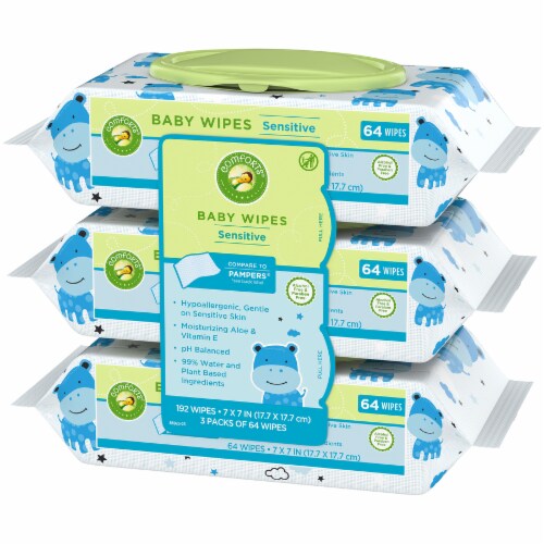 Comforts™ Sensitive Baby Wipes Flip-Top Packs Perspective: right