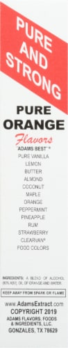 Adams Extract® Pure Orange Extract Perspective: right