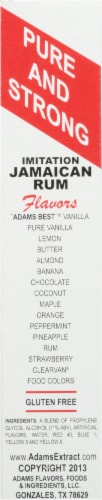 Adams Extract® Imitation Jamaican Rum Flavor Perspective: right