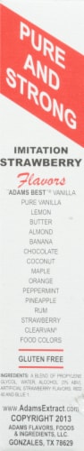 Adams Extract® Imitation Strawberry Extract Perspective: right