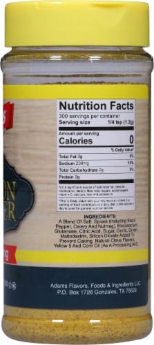 Adams® Lemon Pepper Seasoning Perspective: right