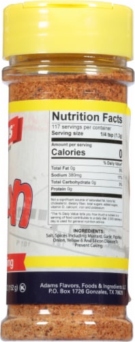 Adams® Cajun Seasoning Perspective: right