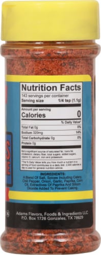Adams® Burgers Fries & More Seasoning Perspective: right