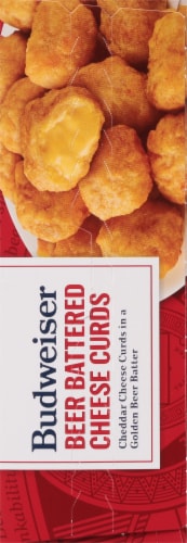 Budweiser Beer Battered Cheese Curds Perspective: right