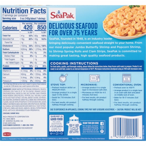SeaPak™ Shrimp Scampi Perspective: right