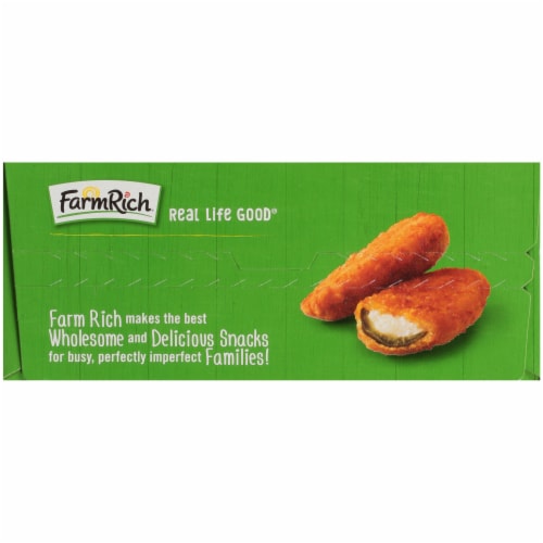 Farm Rich Breaded Cream Cheese Filled Jalapeno Peppers 38 Count Perspective: right