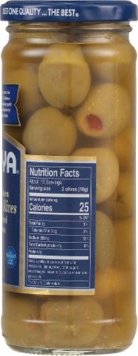 Goya® Stuffed Queen Spanish Olives With Minced Pimientos Perspective: right