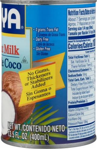 Goya Gluten Free Coconut Milk Perspective: right