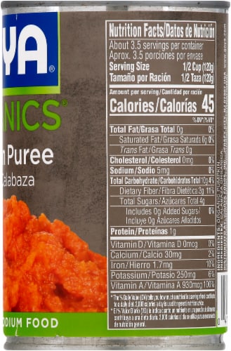 Goya® Organics® Pumpkin Puree Perspective: right