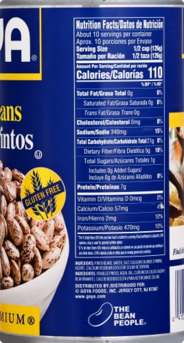 Goya® Canned Pinto Beans Perspective: right