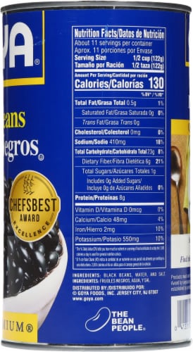 Goya Black Beans Perspective: right
