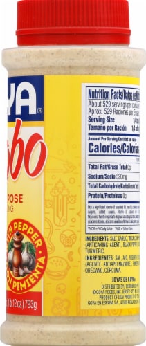 Goya Adobo All Purpose Seasoning with Pepper (28 Ounce) Perspective: right