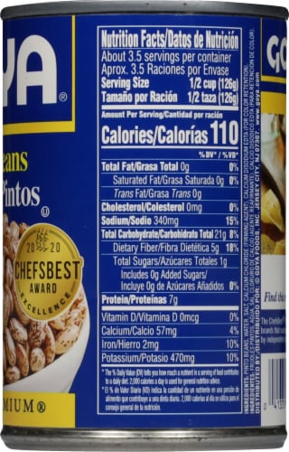 Goya® Pinto Beans Perspective: right