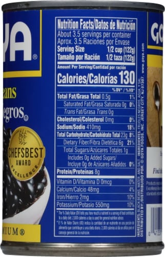 Goya® Black Beans Perspective: right