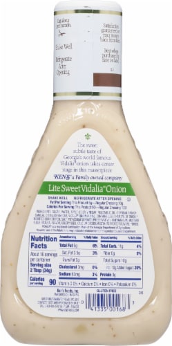 Ken's Steak House® Light Sweet Vidalia Onion Salad Dressing Perspective: right