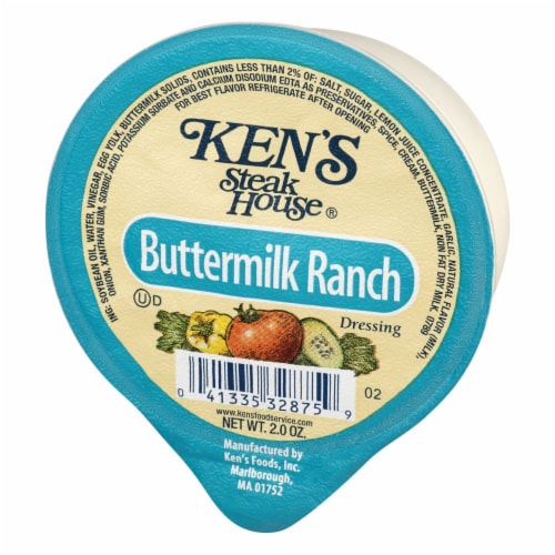 Ken's Steak House Buttermilk Ranch Dressing Perspective: right
