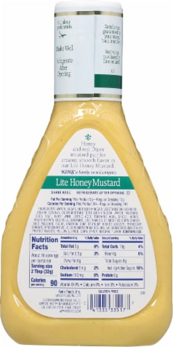 Ken's Steak House Lite Honey Mustard Salad Dressing Perspective: right