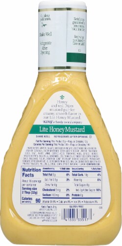 Ken's Steak House Lite Honey Mustard Salad Dressing Perspective: right