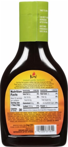 Kogi® Sweet Garlic Teriyaki Marinade and Sauce Perspective: right