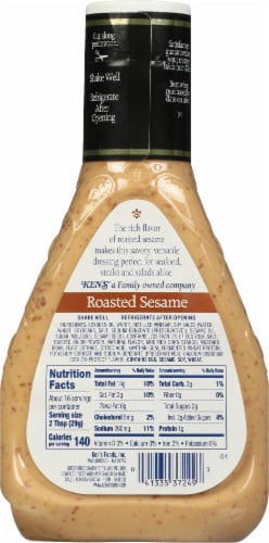 Ken's Steak House® Roasted Sesame Salad Dressing & Marinade Perspective: right