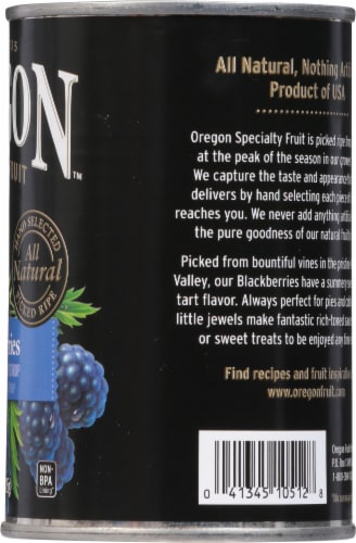 Oregon™ Fruit Blackberries in Light Syrup Perspective: right