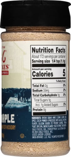 Four Sixes® Smoky Maple Seasoning Blend Perspective: right