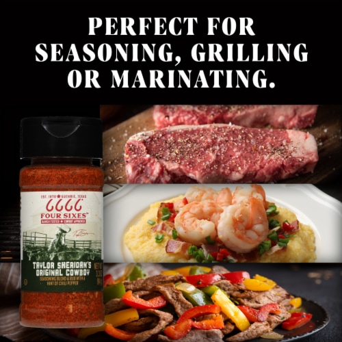 6666 4 Sixes Taylor Sheridan’s Original Cowboy Seasoning Blend and Rub Perspective: right