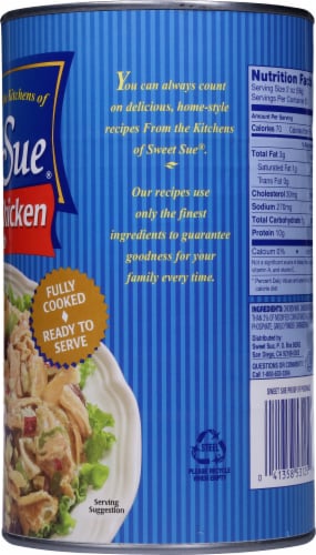 Sweet Sue® Boned Chicken Perspective: right
