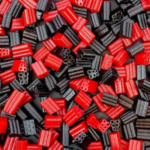 Red Vines Original Red & Black Licorice Mixed Bites Perspective: right