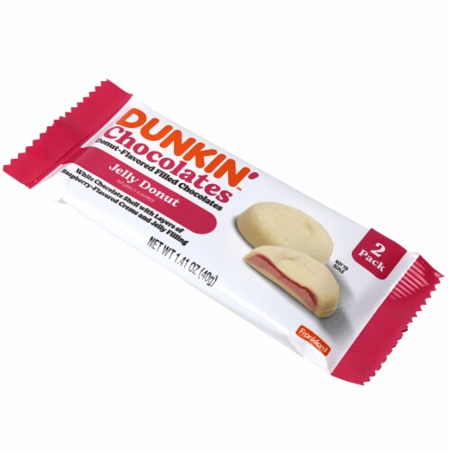 Frankford Dunkin' Jelly Donut Chocolates Perspective: right