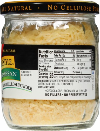 4C® Homestyle™ Parmesan Grated Cheese Perspective: right