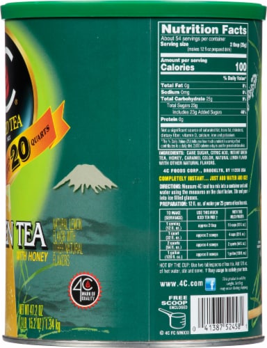 4C Green Iced Tea Mix Perspective: right