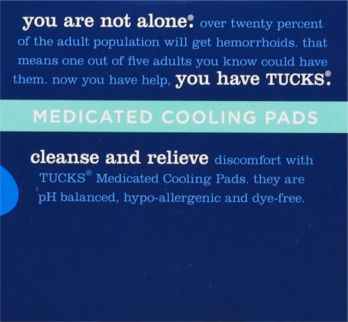 Tucks® Medicated Hemorrhoidal Cooling Pads Perspective: right