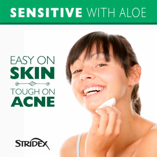 Stridex Sensitive with Aloe Soft Touch Pads Perspective: right