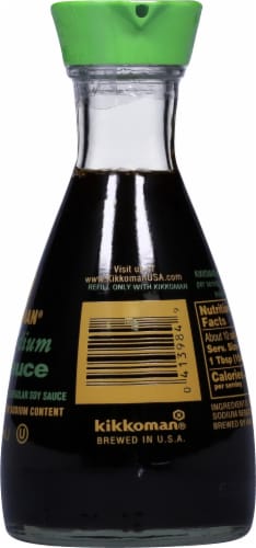 Kikkoman® Less Sodium Soy Sauce Perspective: right