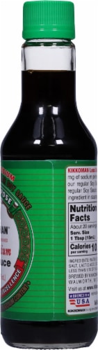 Kikkoman® Less Sodium Soy Sauce Perspective: right