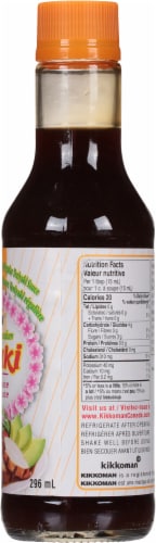 Kikkoman® Less Sodium Teriyaki Sauce Perspective: right