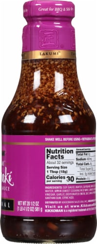 Kikkoman® Original Takumi™ Teriyaki Sauce Perspective: right