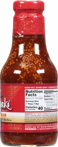 Kikkoman® Takumi Collection Spicy Miso Teriyaki Sauce (6 Pack) Perspective: right