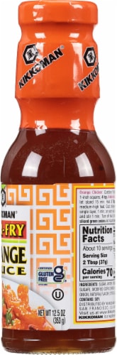 Kikkoman Orange Sauce Perspective: right