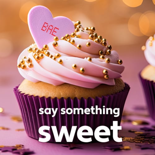Brach's Tiny Conversation Hearts Perspective: right