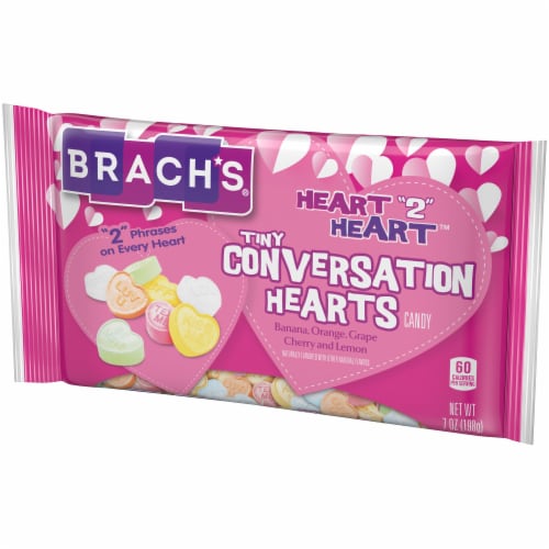 Brach's® Heart "2" Heart™ Tiny Conversation Hearts Candy Perspective: right